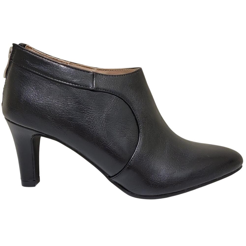 LifeStride Women Georgia Pointed Toe Ankle Booties Size US 11M Black Athena - Picture 2 of 7